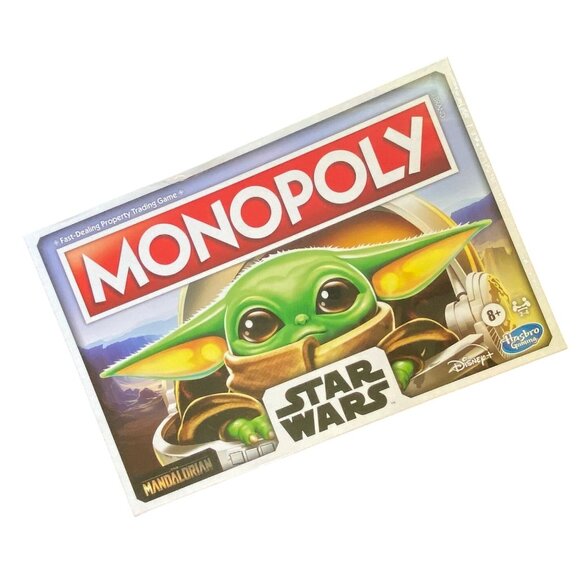 Star Wars Mandalorian‎ Monopoly Board Game The Child Grogu Baby Yoda Family Kids - Picture 2 of 5